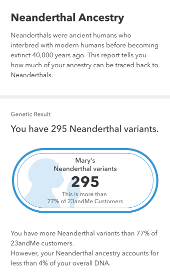 23andMe DNA Test Results - It Could Be Worse