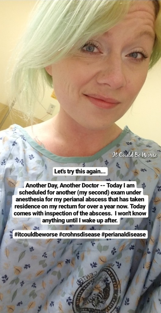 Perianal Abscess #2 in My Crohn's Disease Journey | IT COULD BE WORSE BLOG - Mary Horsley